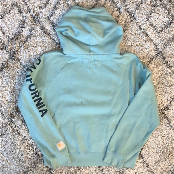 Hollister HCO mint blue hoodie sweatshirt XL - Picture 8 of 8
